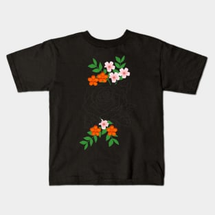 rose flowers and leaves Kids T-Shirt